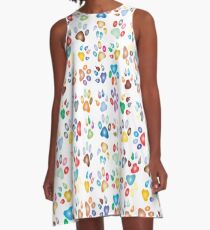 Paws of Love (cats, dogs, etc) A-Line Dress
