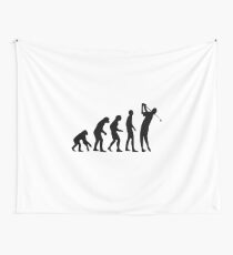 Golf evolution Wall Tapestry