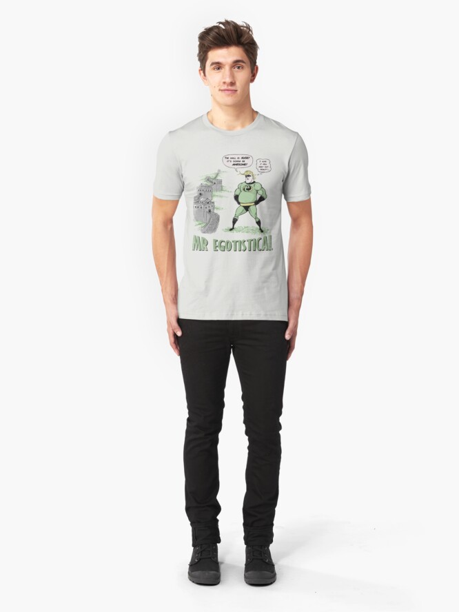 Alternate view of Mr Egotistical Slim Fit T-Shirt