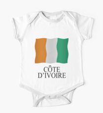 Ivory Coast flag One Piece - Short Sleeve