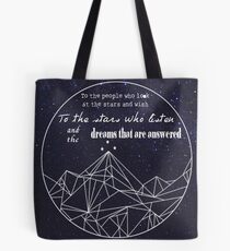 A Court Of Mist And Fury Quote Tote Bag