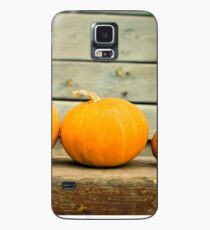 Pumpkins on a wooden background Case/Skin for Samsung Galaxy