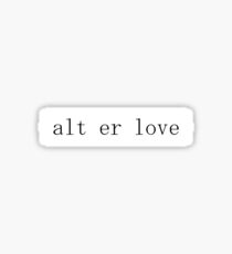 Skam - alt er love Sticker