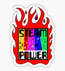 STEAM Power Sticker