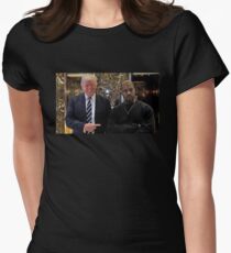 Trump & Kanye Women's Fitted T-Shirt