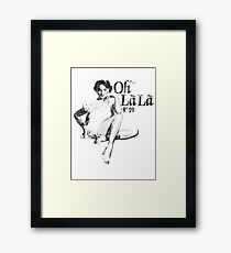 Oh La La? Oh La La? OH LA LA?! Back to the Future 2 Framed Print