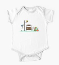 Kawaii having fun with chocolate One Piece - Short Sleeve