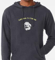 Teilen ist Kümmern Leichter Hoodie