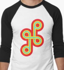 Curly H Monogram Men's Baseball ¾ T-Shirt