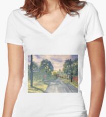 Approach to Kilham Women's Fitted V-Neck T-Shirt