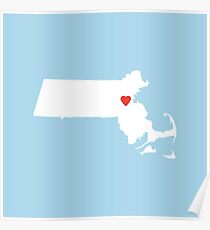 Massachusetts Love Poster