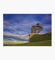 Napa Grape Crusher Photographic Print