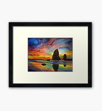 Colorful Solitude Framed Print