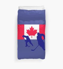 Ice Hockey Duvet Cover