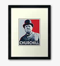 Lámina enmarcada Winston Churchill