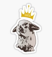 Grumpy Bunny Sticker