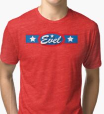 Evel Knievel - Horizontal Strip V.2 Tri-blend T-Shirt