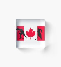 Ice Hockey Acrylic Block