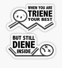 Chemistry Puns Dying Sticker