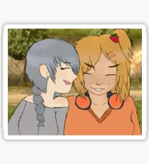"L'amour de la fille est le meilleur" Sticker