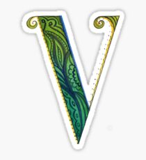 The Letter V Sticker