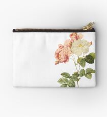 White and pink rose Studio Pouch