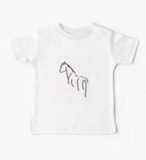 Streaked Equine Baby Tee