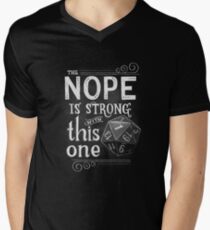 The NOPE is Strong with This One Men's V-Neck T-Shirt