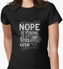 Camiseta entallada para mujer El NOPE es fuerte con este