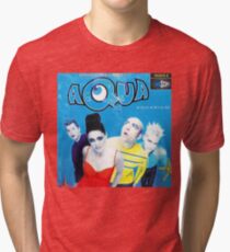 Aqua "Aquarium" Album Cover Tri-blend T-Shirt