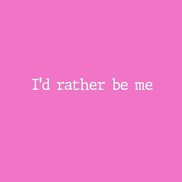 Mean Girls I'd Rather Be Me Stickers (Set of 4 - 3 Die Cut