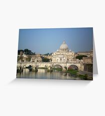 Sunday morning in Rome Greeting Card