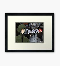 rainy day Framed Print