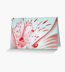 Drawing Day Red Bubble Nectar Greeting Card