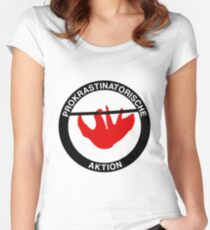 Procrastinatory action Women's Fitted Scoop T-Shirt