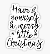 Haben Sie ein fröhliches kleines Weihnachten! Sticker