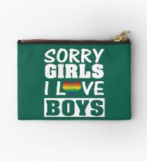 LGBT T-shirts: Gay love Studio Pouch