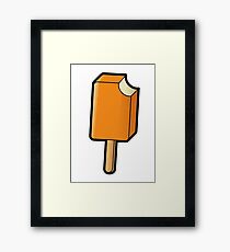 Orange Split Framed Print