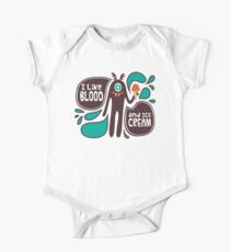 Cute and Creepy Vampire illustration One Piece - Short Sleeve