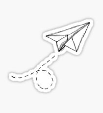 Paper Airplane 9 Sticker
