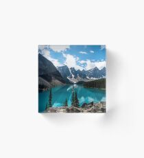 Lake Valley Scenery Acrylic Block