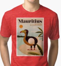 MAURITIUS; Vintage Reise- und Tourismusdruck Vintage T-Shirt