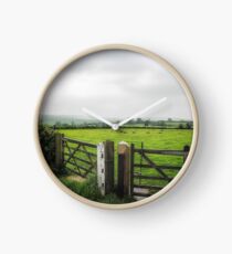 English Country Landscape 1 Clock