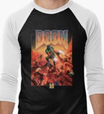 Camiseta ¾ estilo béisbol Doom - 1993 Poster PC FPS