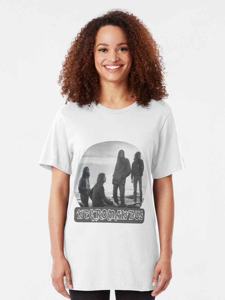 Alternate view of Necromandus - St Bees Cumbria - 1972 Slim Fit T-Shirt