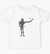 Cute Cylon with a Wand Kids Tee