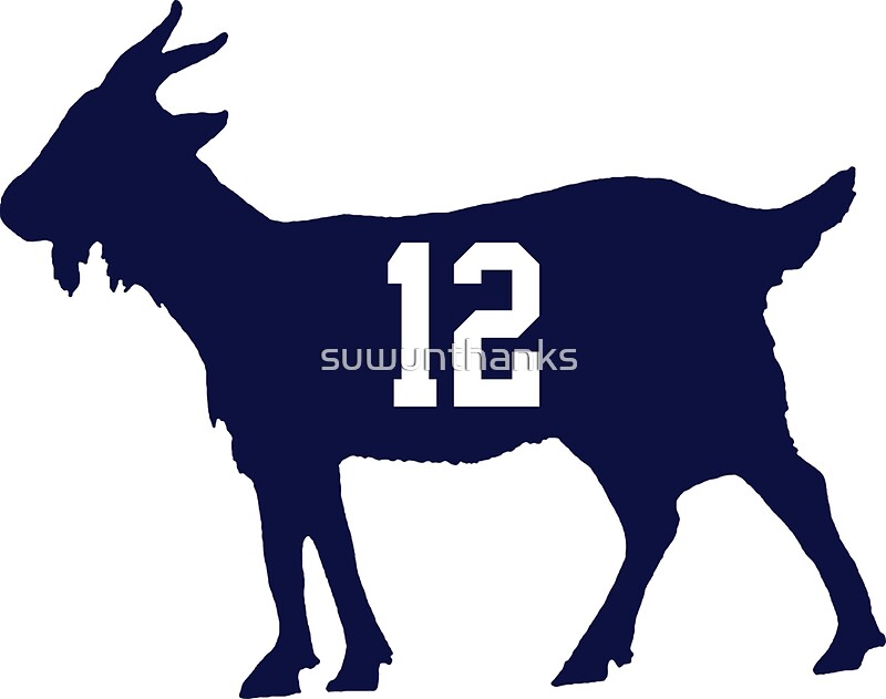 Tom Brady Goat: Stickers | Redbubble