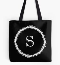 Monochrome Monogram S Tote Bag