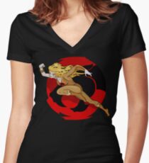 Cheetara Women's Fitted V-Neck T-Shirt
