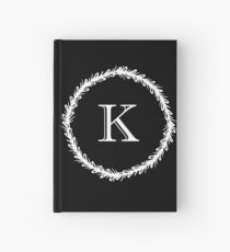 Monochrome Monogram K Hardcover Journal